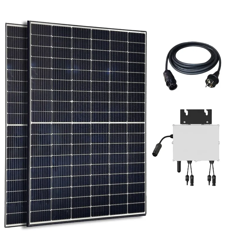 Balkonkraftwerk Solaranlage 1190 W mit Wechselrichter 800 W