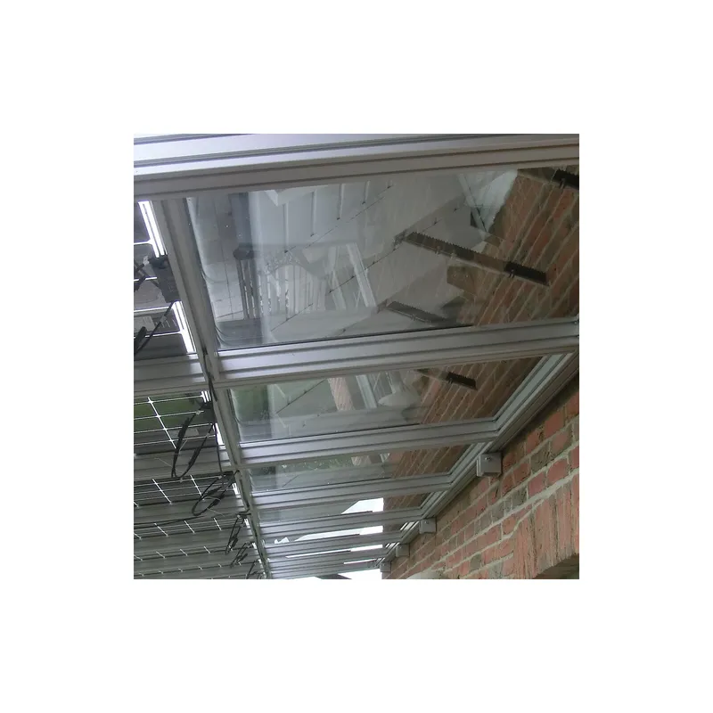 VSG Glas 6mm zum Auff&uuml;llen der Dachstruktur
