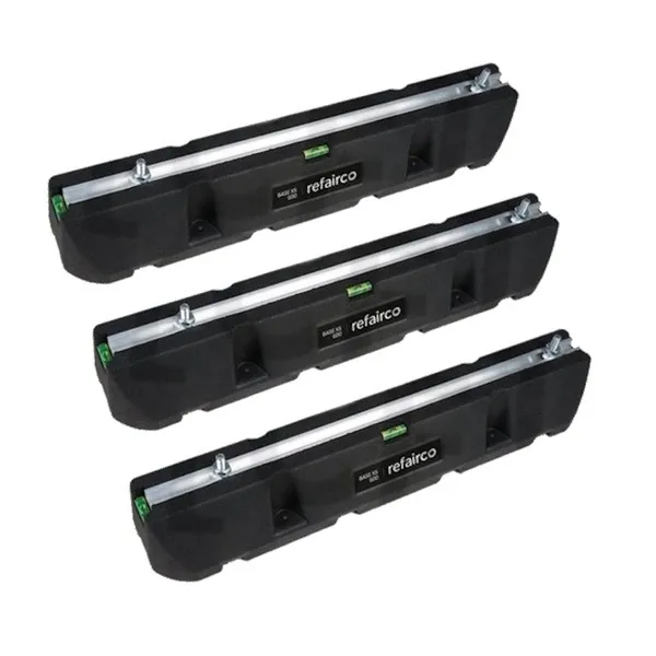 KlimaCorner W&auml;rmepumpen Modul Zubeh&ouml;r - Aufstellbalken 3er Set 600 mm