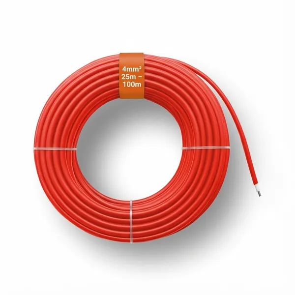 Solarkabel rot H1Z2Z2-K 4mm&sup2; 25m - 100mSolarkabel rot H1Z2Z2-K 4mm&sup2; 25m - 100m