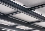 Solar Carport Doppelcarport Aluminium Rahmen ohne Module f&uuml;r zwei Fahrzeuge - Bild 5 von 11