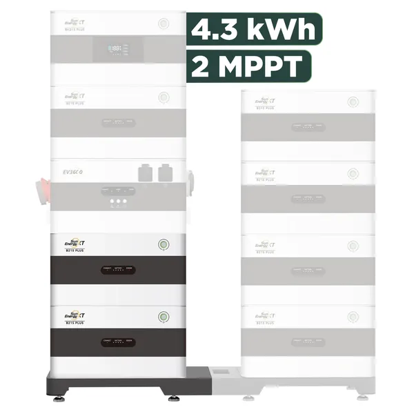 SunEnergyXT Plus (bis 17,2 kWh) Konfigurator 2640 Wp ohne BK215 / 4,3 kWh / Trina 440 Wp bifazial / 6 Module