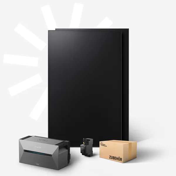 Duo (BC) - 960Wp Balkonkraftwerk mit Speicher Anker SOLIX Solarbank 2 AC