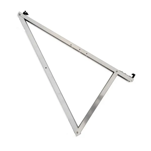 Balkonkraftwerk Halterung Balkon Multiflex für 1 x PV Modul L-Haken 40 mm/Klemmplatte