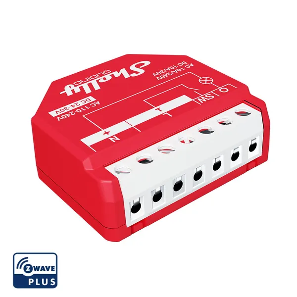 Shelly Qubino Wave 1PM WLAN & Bluetooth Relais Schalter mit Strommessung