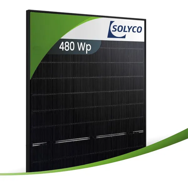 Solyco 480Wp R-BG 108nBC.6 Bifazial Fullblack