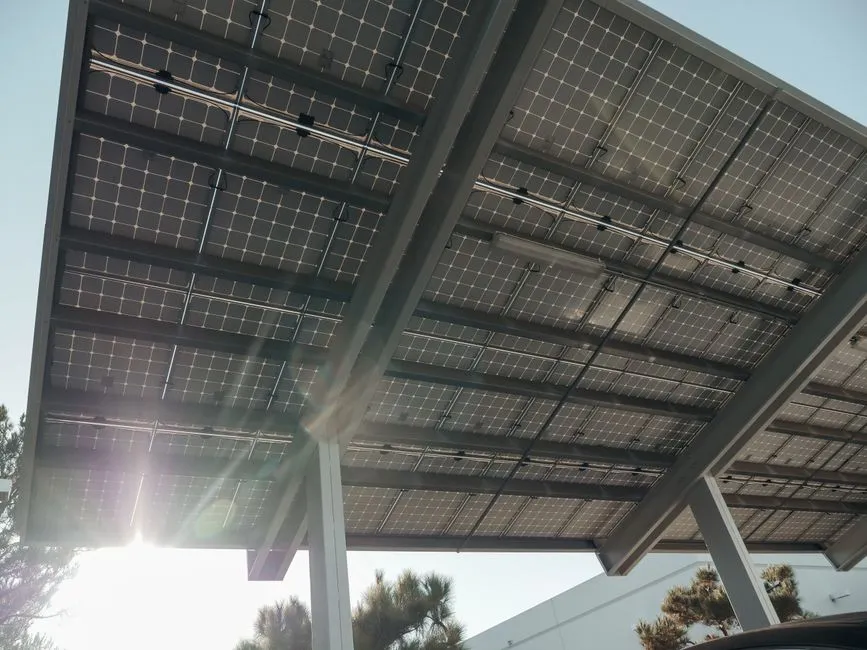 Ferienhaus mit Solaranlage auf dem Dach