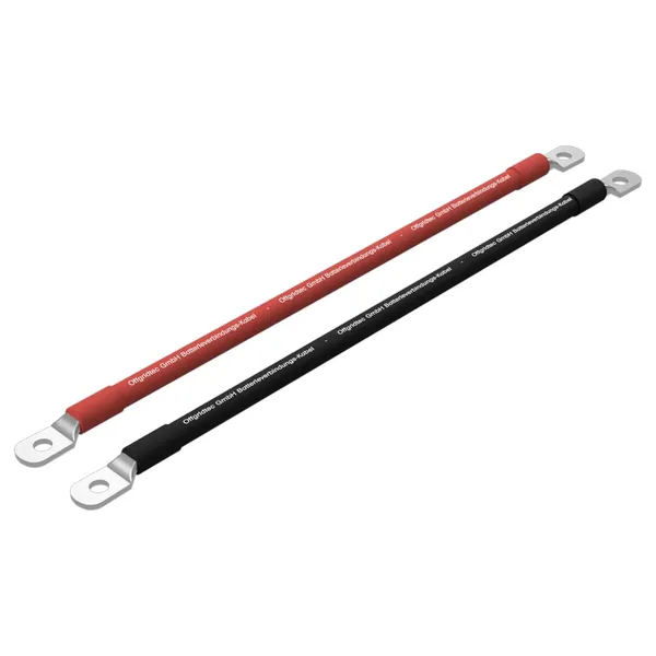 Offgridtec Kabelbrücke 50mm² 0,3m Batteriekabel beidseitig M8 rot