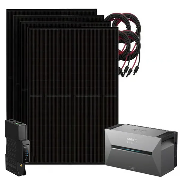 Anker 1800W Solix 3 Balkonkraftwerk inkl. 2,69kWh Speicher E2700 BP2700 & Stromzähler