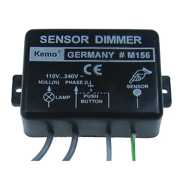 Kemo M156 Sensor-Leistungsregler 230 V/AC 1 kW - Dimmer für ohmsche und induktive Lasten