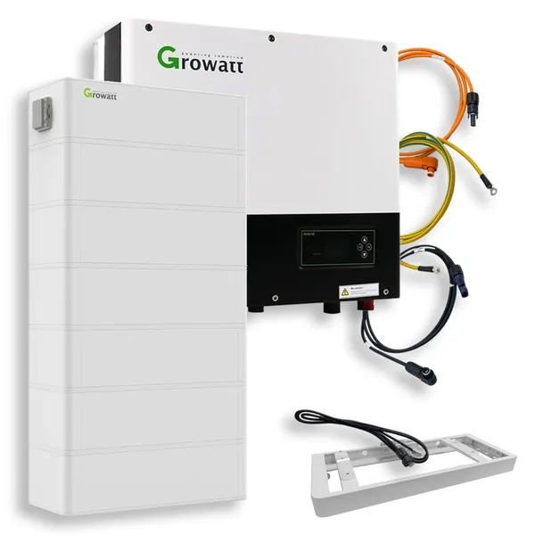 Growatt Nachrüstsatz 15,36kWh ARK SPH 8000TL3 BH-UP Hybrid-Inverter LiFePO4-Speicher