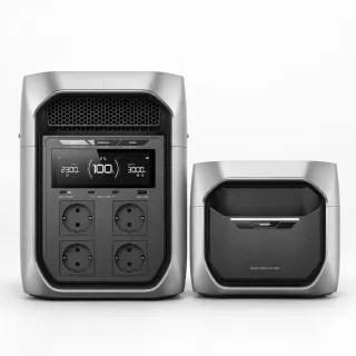 EcoFlow DELTA 3 Max Plus 4,10 kWh Set - 3000W - 1x Zusatzbatterie